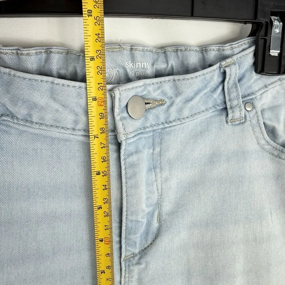 Wonder Nation Jeans Girl Size 12 Plus Skinny Denim Blue